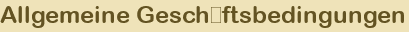 Allgemeine Gesch�ftsbedingungen